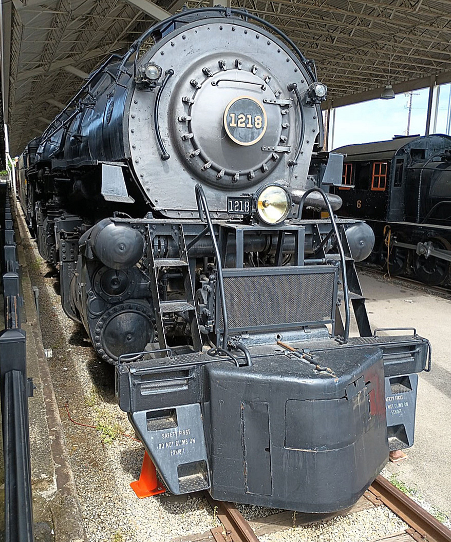 Norfolk and Western Class A No. 1218 at the Virginia Museum of Transportation in Roanoke